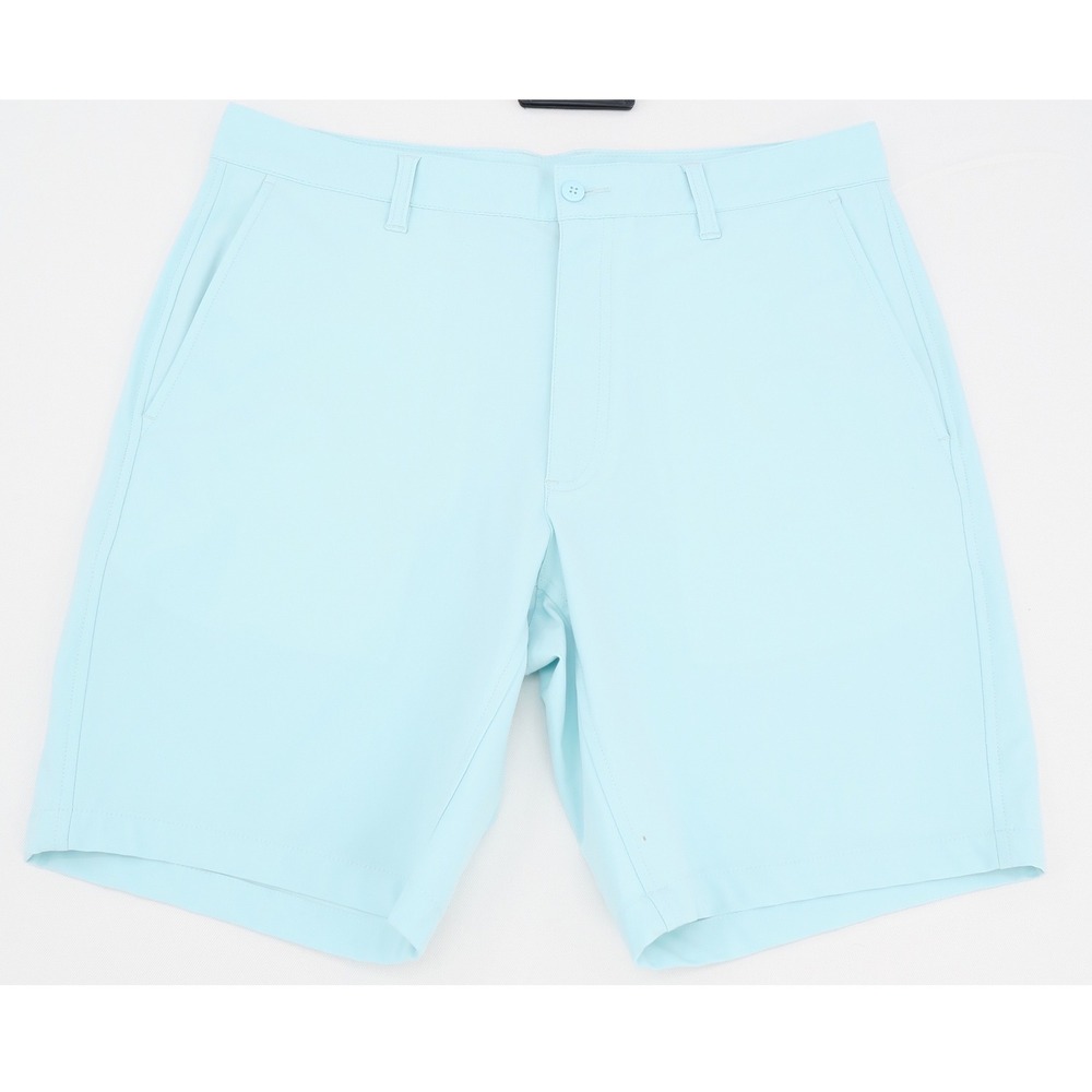FootJoy‎ Mens Performance Golf Shorts Light Blue Size 34 Polyester FJ Logo